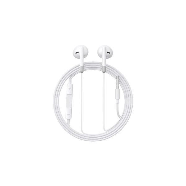 JOYROOM JR-EW01 Wired Series Half In-Ear Wired Earphones - White