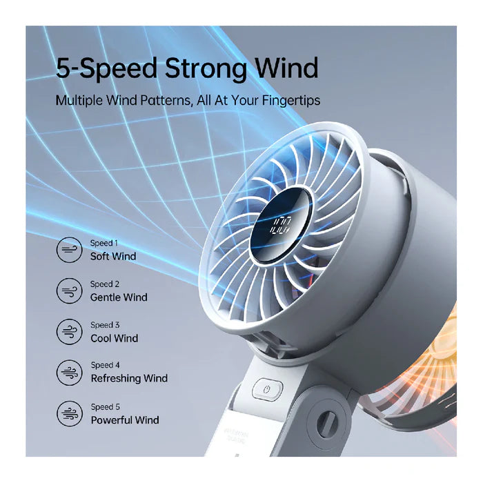 JisuLife Handheld Fan Life7, 3600mAh