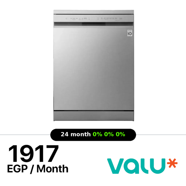 LG FreeStanding QuadWash™ Dishwashers , 14 Persons Inverter Motor Prime - Silver - DFC513FVE
