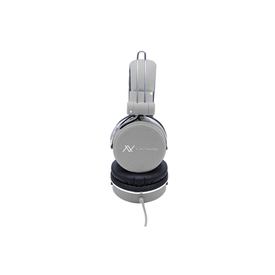 L'avvento (HP06A) Headphone Stereo Golden Plug With 40mm Speaker Driver - 1.5M - Gray