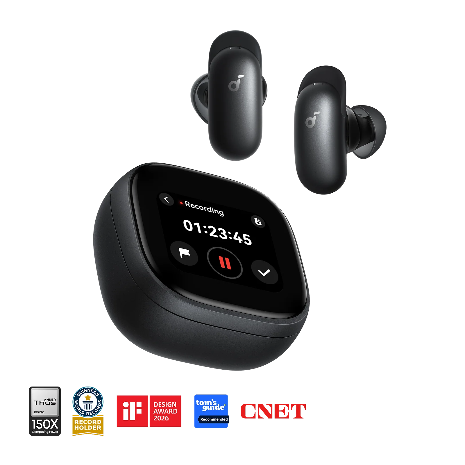 Anker Soundcore Liberty 5 Pro Max | Earbuds with AI Note-Taker Smart Case (Preorder)