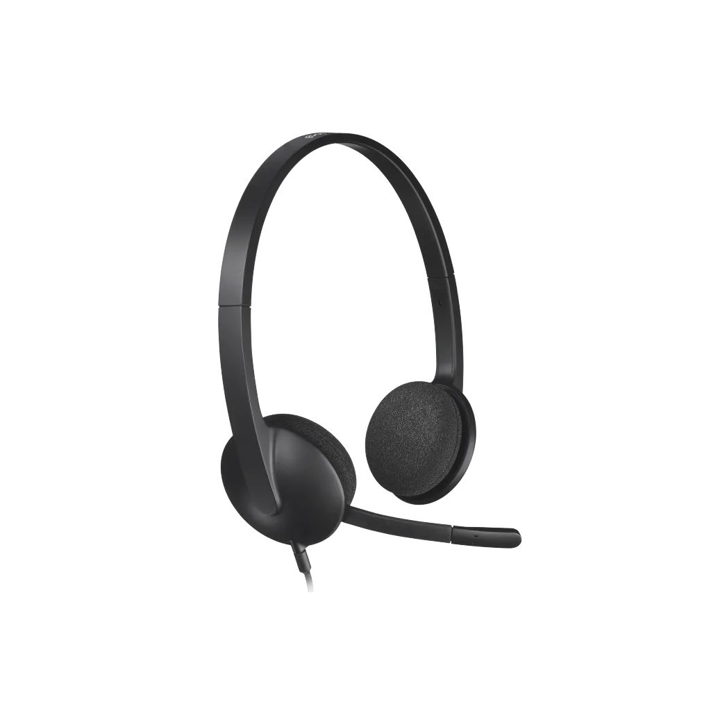 Logitech H340 Stereo USB Headset for Windows and Mac
