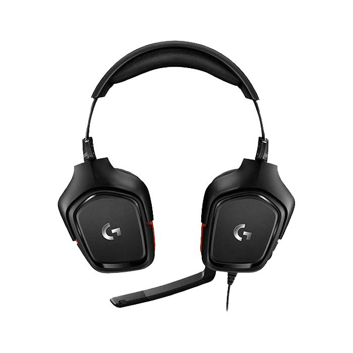Logitech G332 Stereo Gaming Headset Flip to Mute Mic with 3.5 Jack