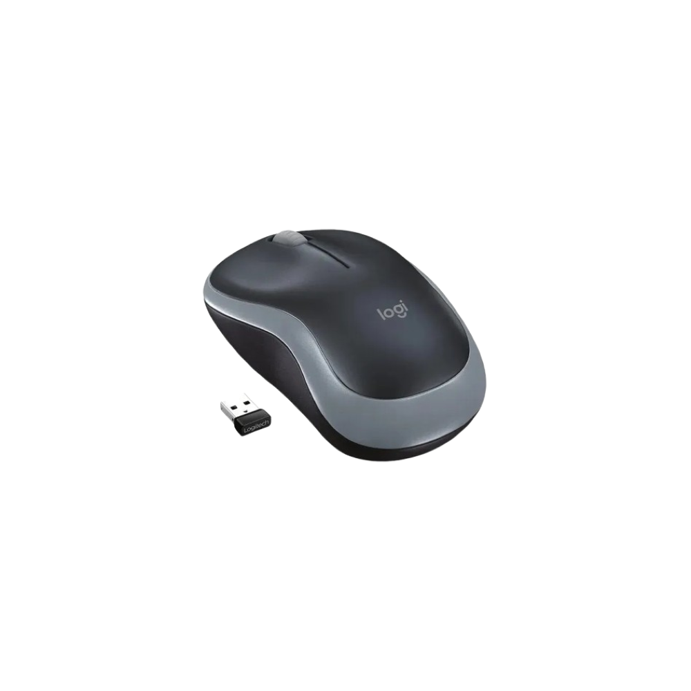 Logitech M185 Wireless Mouse Compact - Gray/Black