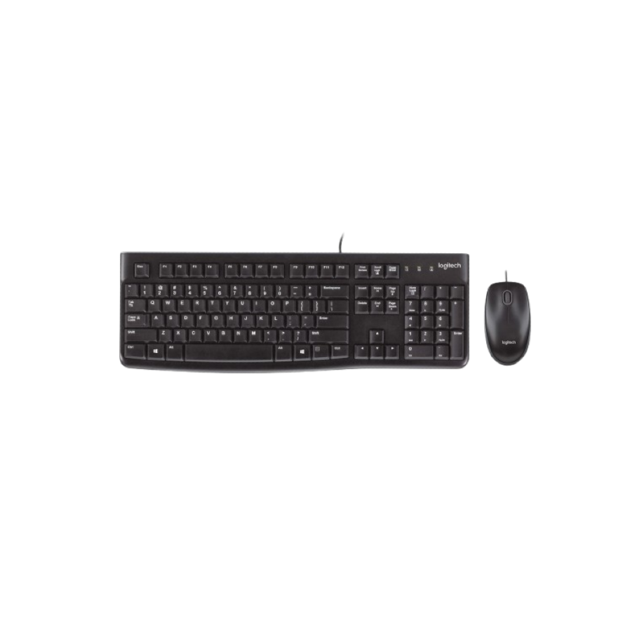Logitech MK120 USB Keyboard and Mouse Combo - Black