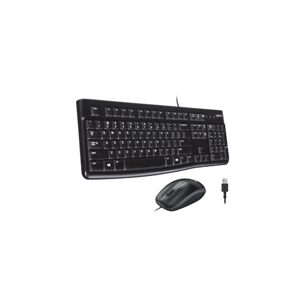 Logitech MK120 USB Keyboard and Mouse Combo - Black xprs