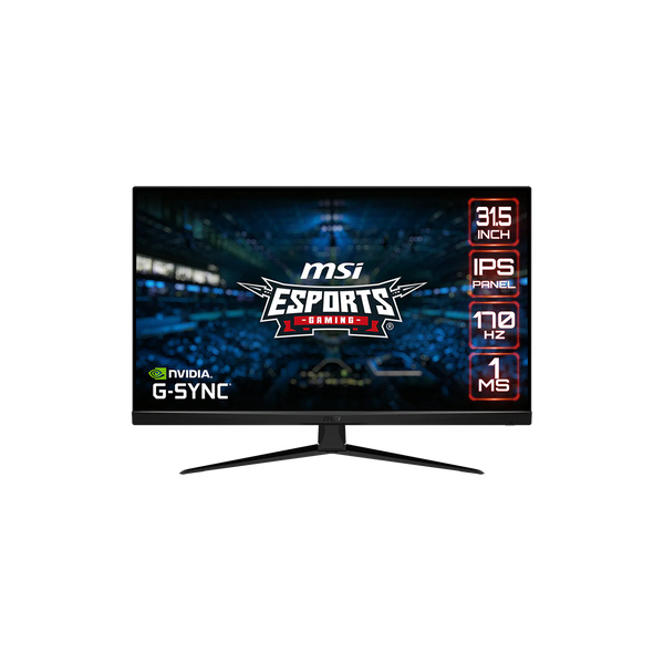 MSI G321Q 2K IPS Gaming Monitor - 32 Inch, 16:9 WQHD (2560 x 1440), IPS, 1ms, 170 Hz, HDR, G-Sync Compatible, DisplayPort, HDMI, Anti-Flicker, Less Blue light, Night Vision, Black