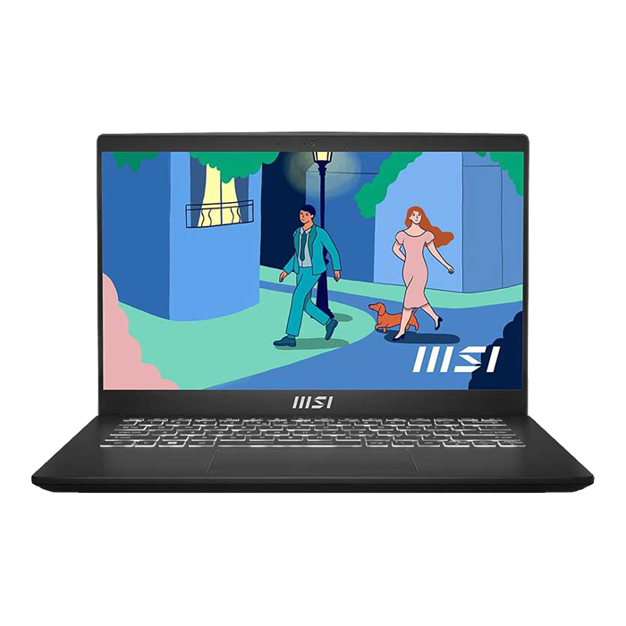 MSI Modern 14 C12MO intel core i3-1215U, Intel UHD Graphics 8GB, 256GB SSD Dos - Black