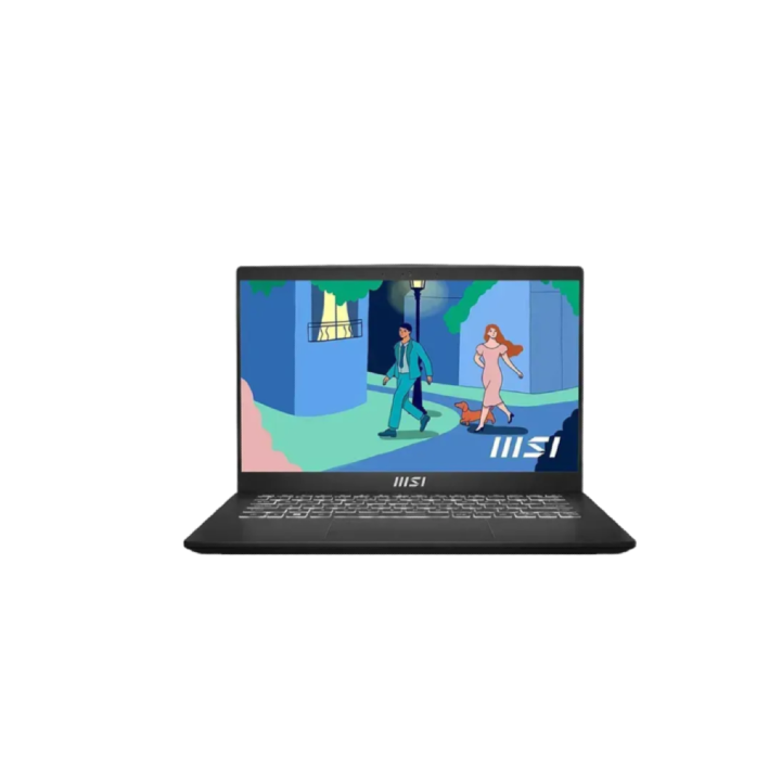 MSI Modern 14 C12MO intel core i3-1215U, Intel UHD Graphics 8GB, 256GB SSD Dos - Black