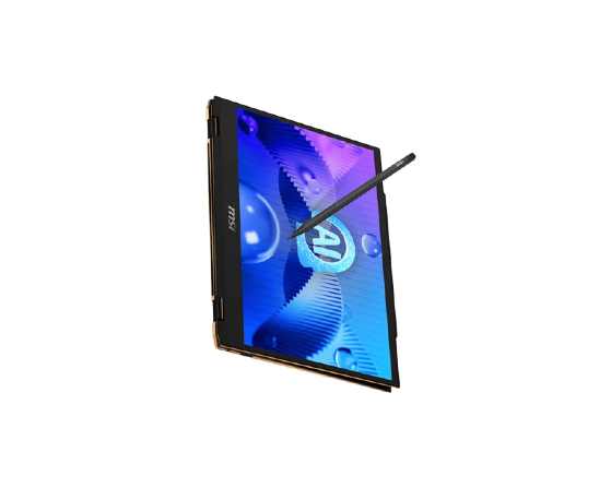 MSI Summit 13 AI + Evo, X360 Intel Core Ultra 7 processor 155H 32GB Ram 1TB M.2 SSD Finger Print 13.3" touch Screen xprs
