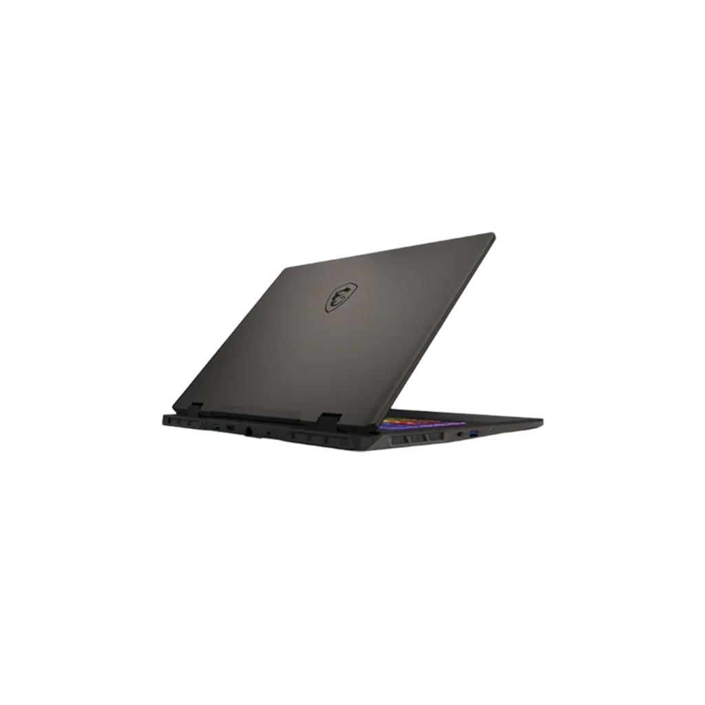 MSI sword 16HX B14VFKG core i7 back view