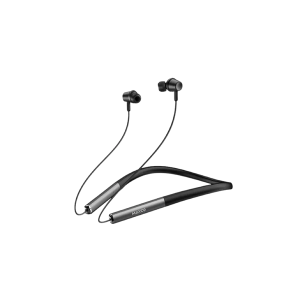 Maxco MT09 Neckband Sports Wireless Earphones - Black