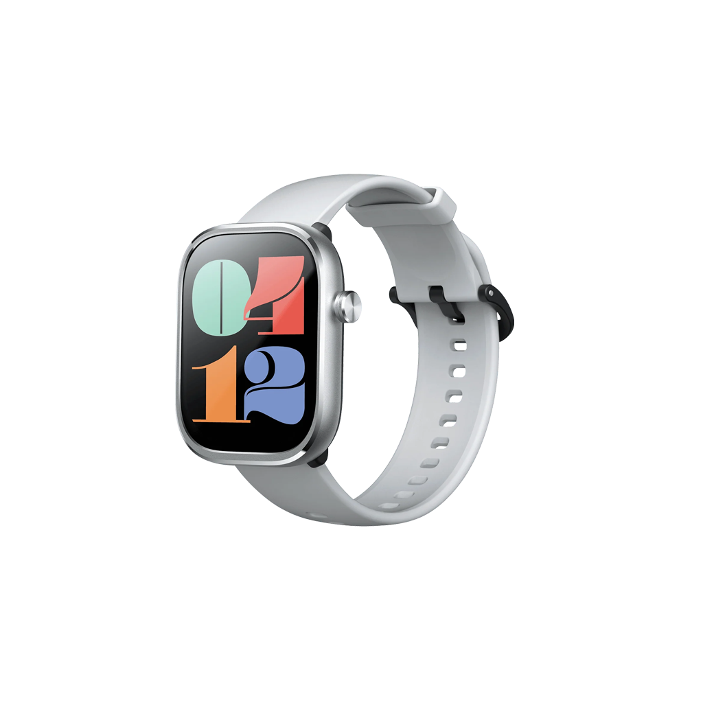 <tc>ساعة ذكية Mibro Smart Watch C4 – شاشة 2.01 بوصة TFT – لون فضي</tc>