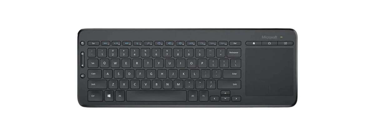 Microsoft Wireless All-In-One Media Keyboard Black - XPRS