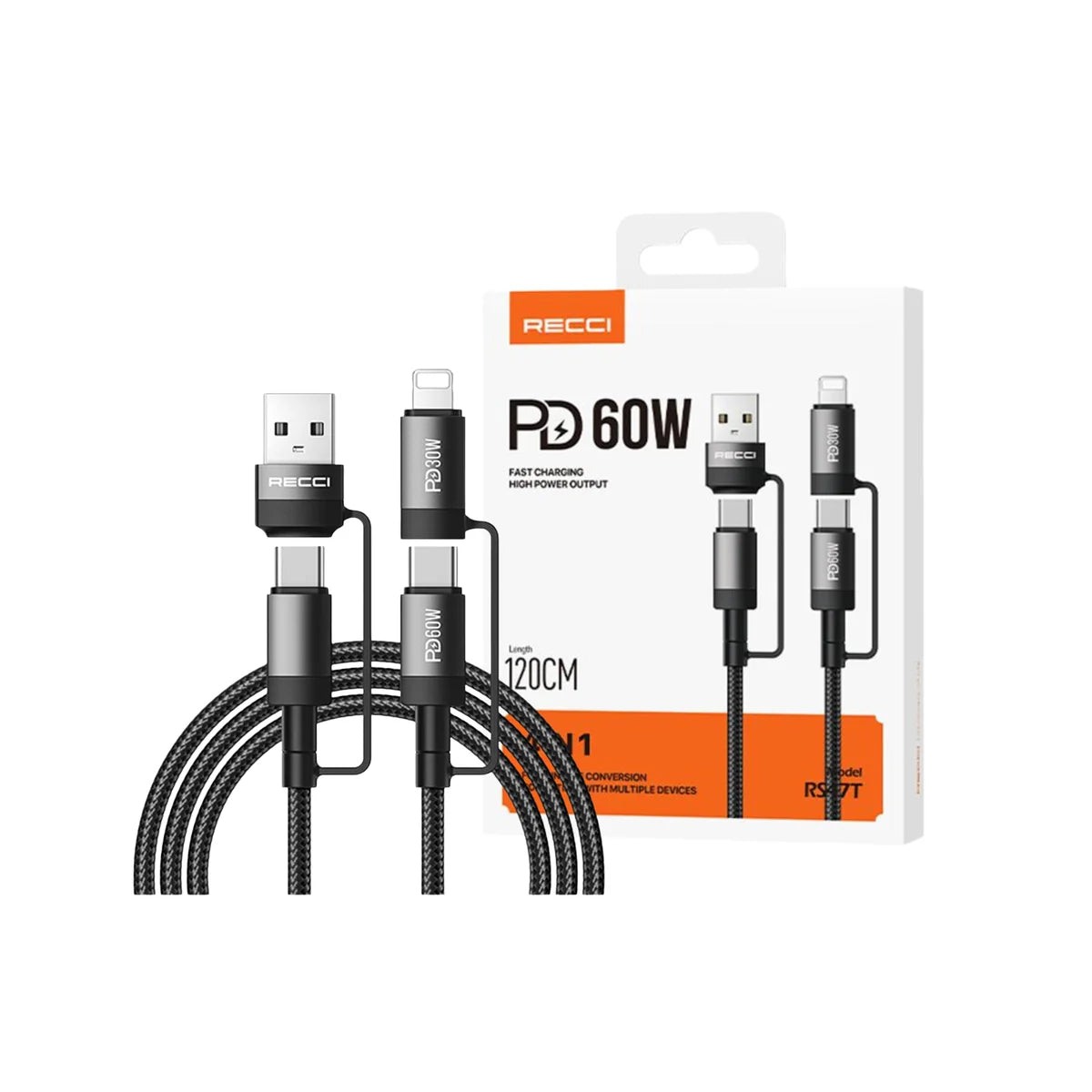 MultiFunction Series 60W 4 in 1 Fast Charging RS47T