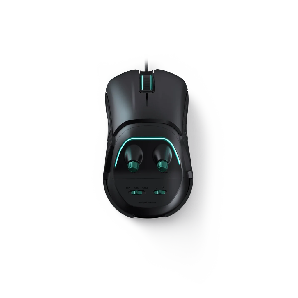 <tc>ماوس جيمينج ناكون GM-500ES - مستشعر بصري 6400DPI، 7 أزرار قابلة للبرمجة، تصميم مريح، كابل سلكي متين - أداء احترافي</tc>