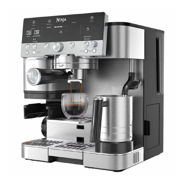 Ninja Luxe Manual Espresso Machine - Stainless Steel - ES601ANZ