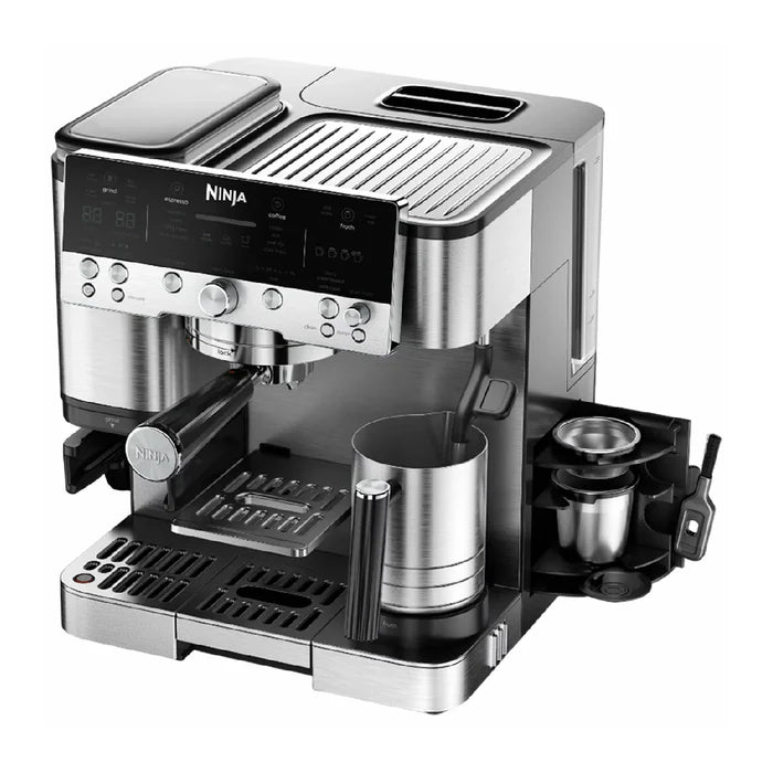 Ninja Luxe Manual Espresso Machine - Stainless Steel - ES601ANZ