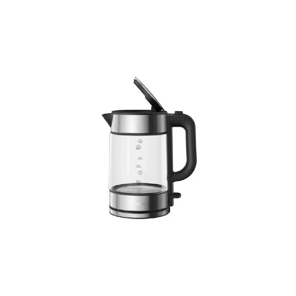 Xiaomi Electric Glass Kettle 1.7L, 2200W Power LED Light Display - Silver