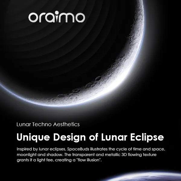 <tc>سماعات أورايمو SpaceBuds لاسلكية بالكامل بتقنية إلغاء الضوضاء  (Hybrid ANC) مع أوامر صوتية مخصصة</tc>
