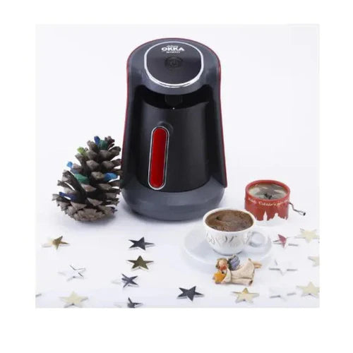 Okka Arzum Minio OK004-N Turkish Coffee Machine 4-Cup Capacity 480W Power Nebula Red