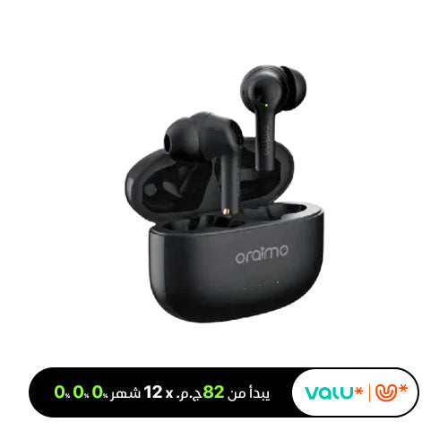 <tc>سماعات أذن لاسلكية حقيقية من Oraimo FreePods 3C - أسود OEB-E104DC</tc>