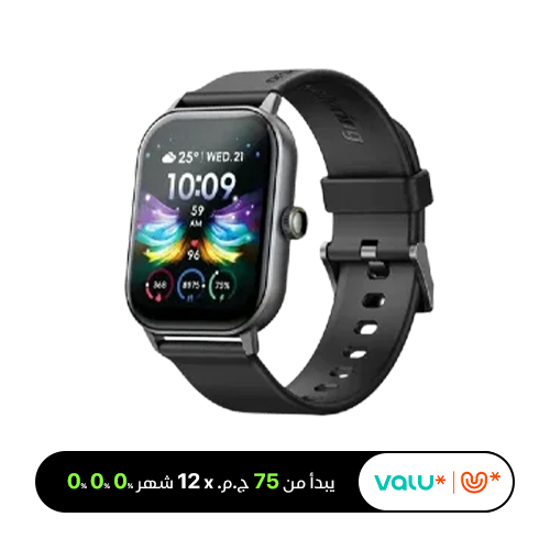 <tc>ساعة Oraimo Watch 5 الذكية - لون أسود كروم فاتح</tc>