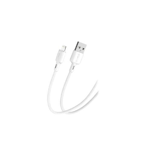 Oraimo Data Cable USB-A To Lightning 2.4 A, 1M- White