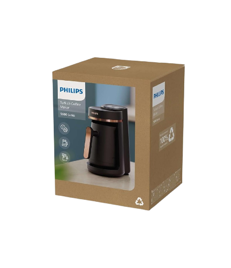 Philips Series 5000 Turkish Coffee Maker, 735 Watt, Black Copper - HDA150/60 xprs 4