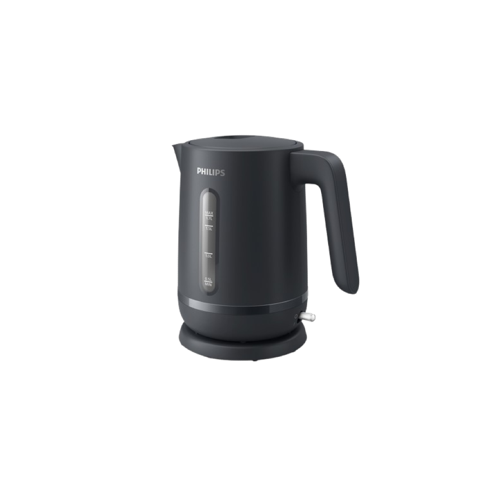 Philips 1000 Series Electric Kettle, 1.7 Liter, 2200 Watt, Charcoal Grey - HD9314/91