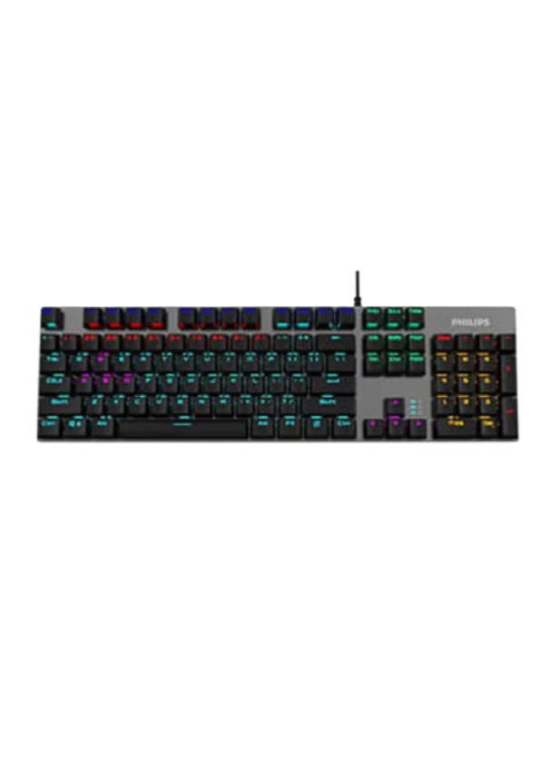Philips SPK8404 Wired Mechanical Gaming Keyboard - Black