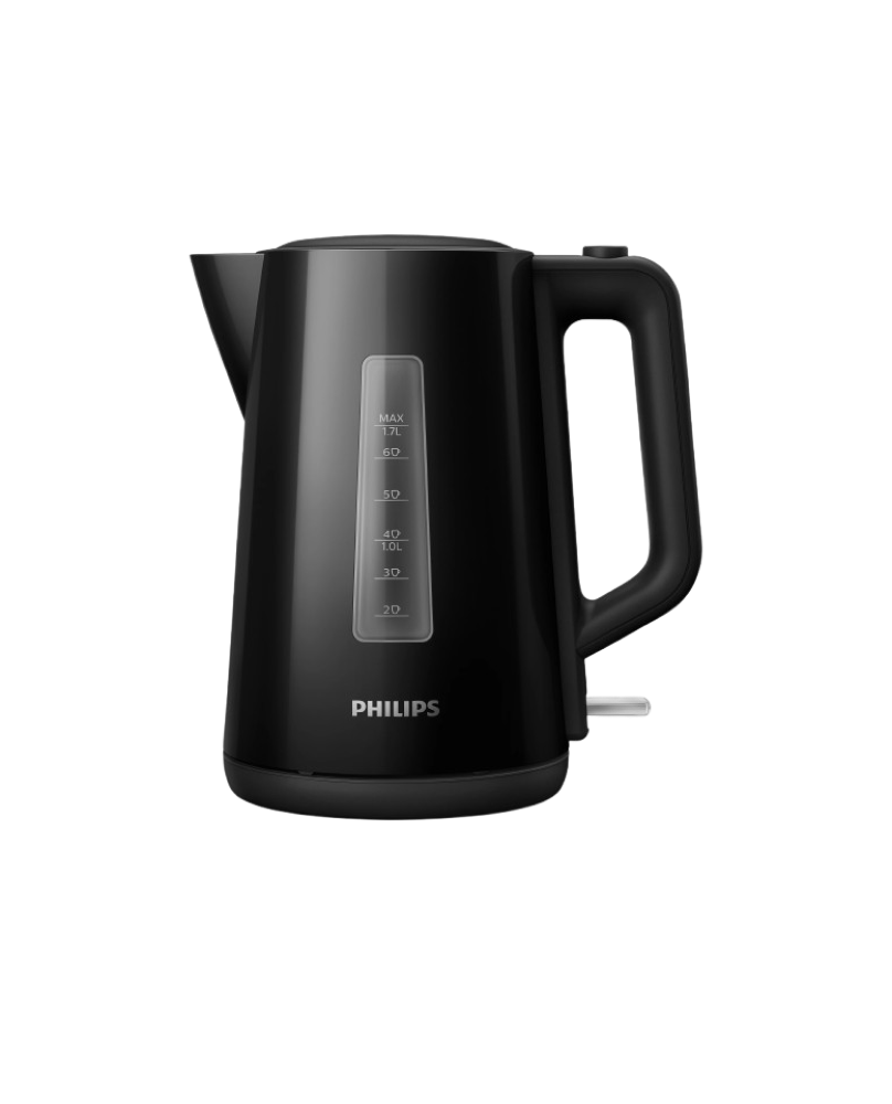 Philips Series 3000 Electric Kettle, 1.7 Liter, 2200 Watt, Black - HD9318/20