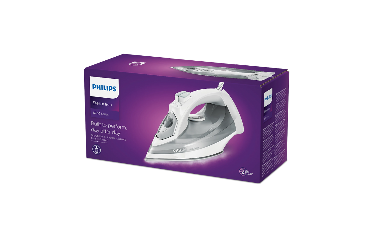 Philips Steam Iron, 2400 Watt, Grey - DST5010/10 xprs 1