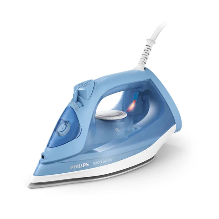 Philips Steam Iron DST3020, 2200W Powerful Steam to Tackle Every Crease - Blue