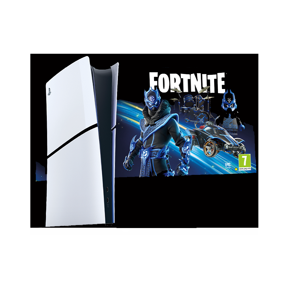 Sony PlayStation 5 Slim Digital Edition Fortnite - 1 Year Warranty