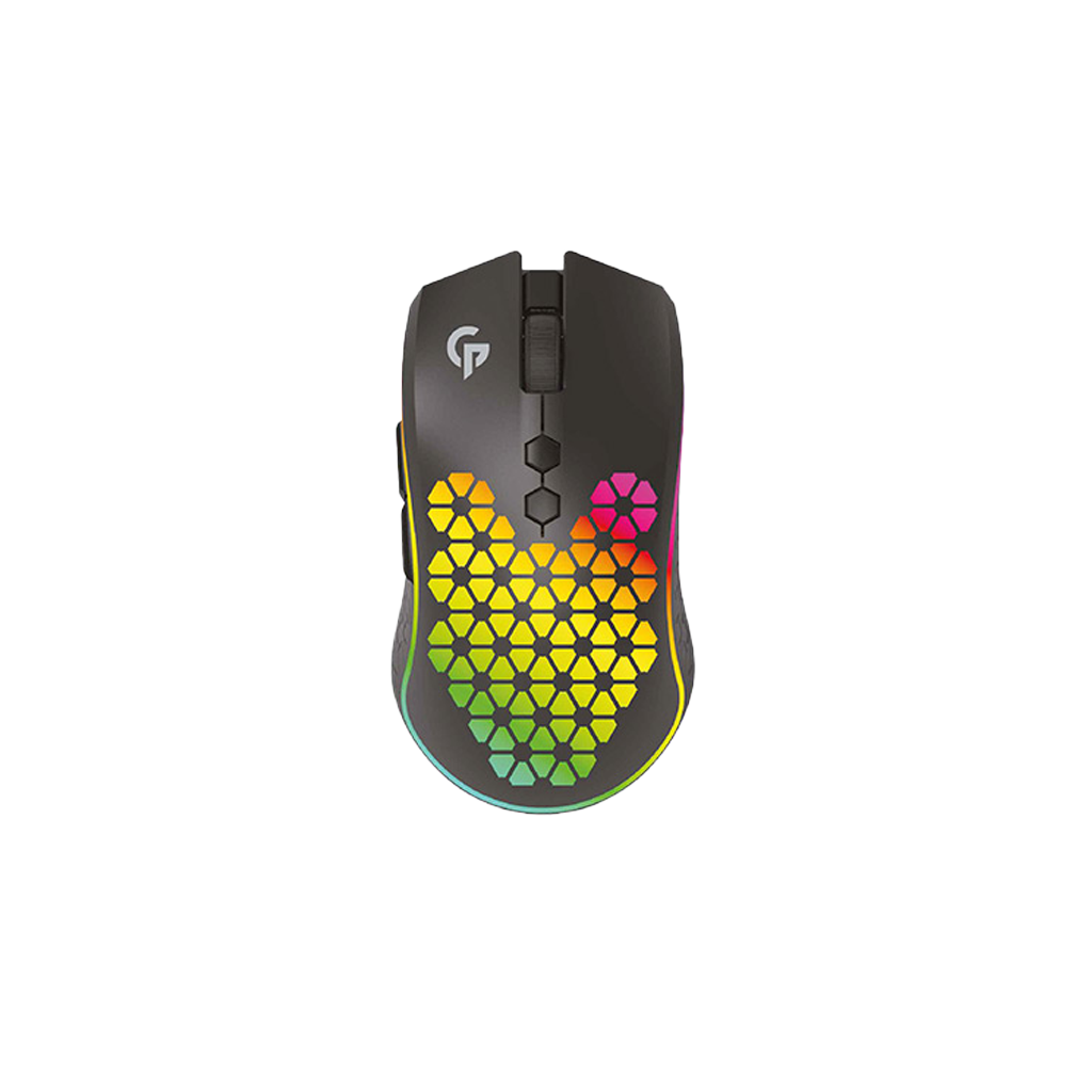 <tc>ماوس ألعاب بورودو 9D لاسلكي RGB ببطارية مدمجة قابلة لإعادة الشحن</tc>