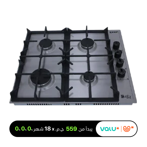 Purity Built-in Gas Hob 4 Eyes 60 CM Heavy Duty Grids HPT602S