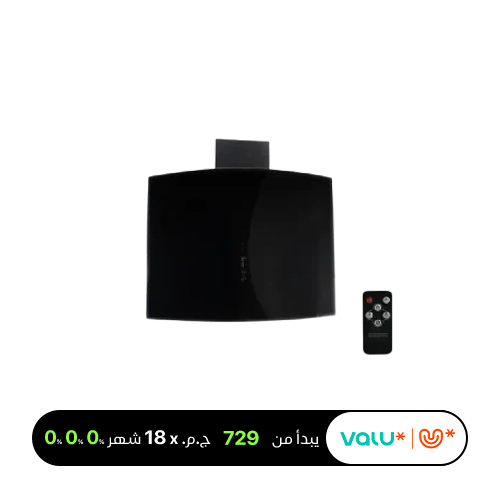 <tc>شفاط مطبخ بيوريتي 60 سم 1000 م³/ساعة CURVNICEBL60</tc>