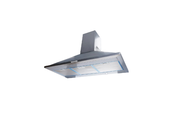 Purity Chimney Hood 90cm 1000 m³ h Silver PANSY Plus 90 bottom view2