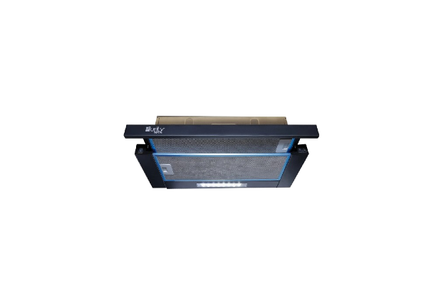 Purity Hood 60cm 650 m³ h Black HIDDEN60BL bottom view 2