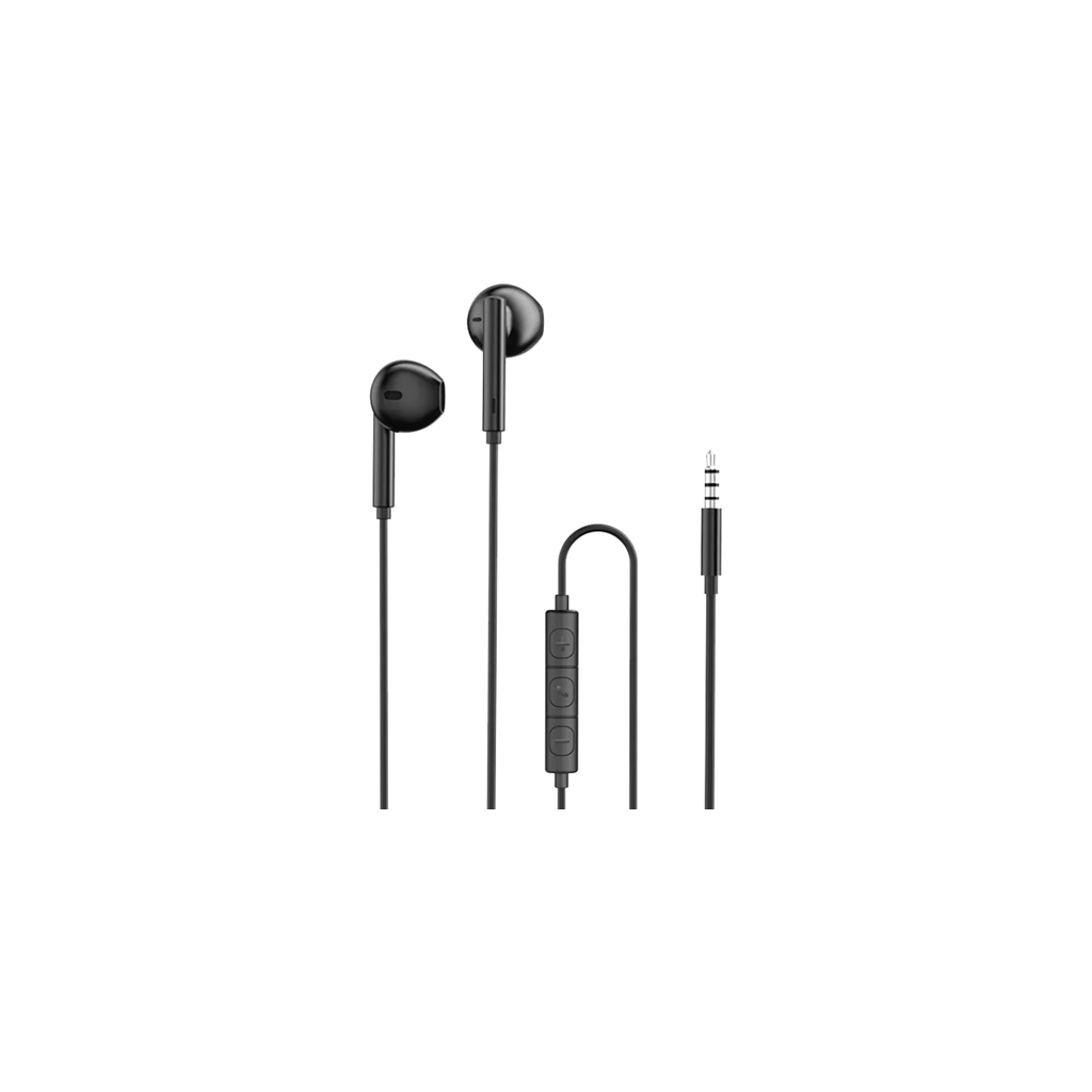 RAVPower Stereo Wired Earphones 3.5mm Plug - Black
