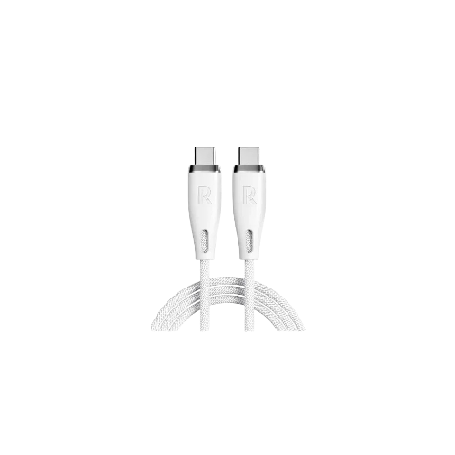 RAVpower 60w Braided USB-C to USB-C Cable - White