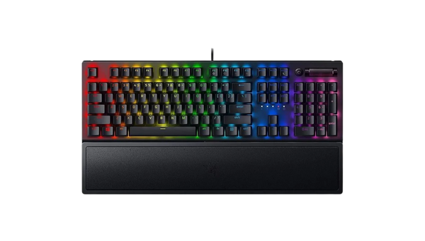 Razer BlackWidow V3 Mechanical Gaming Keyboard (Yellow Switch) - Black