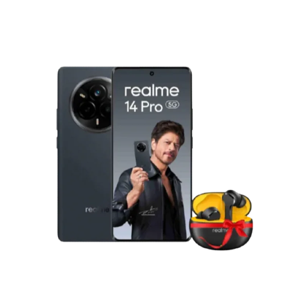 Realme 14 Pro 5G (12GB Ram/256GB) + Realme Buds T110 gift