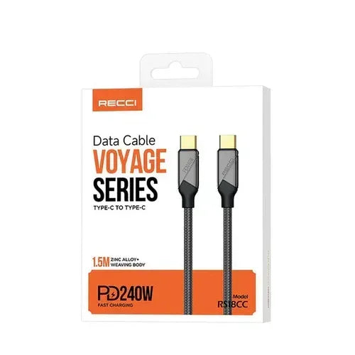 Recci Data Cable Voyage Series Type-C to Type-C PD 240W RS18CC xprs 2