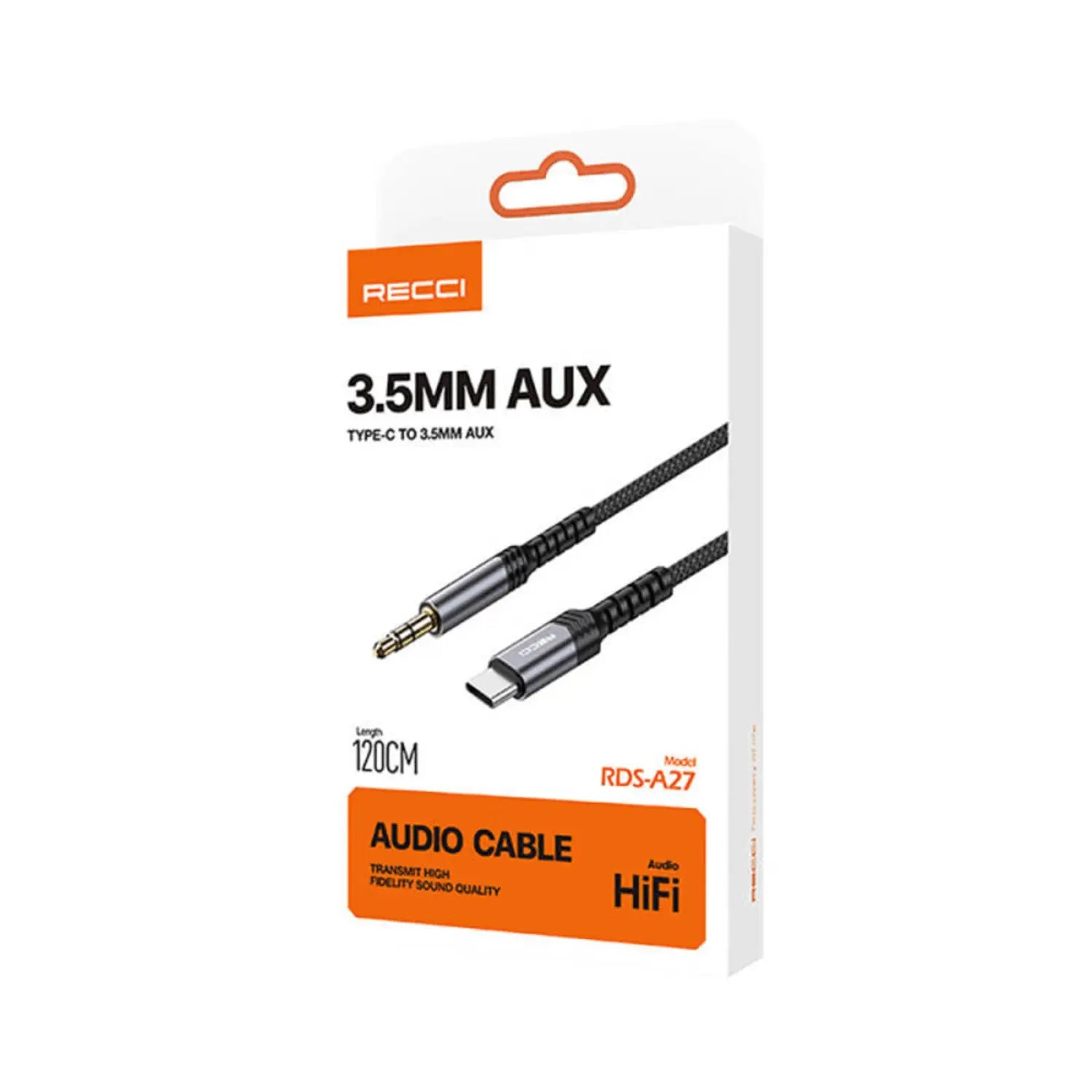 Recci RDS-A27 Type-C to 3.5mm AUX Audio Cable xprs 3