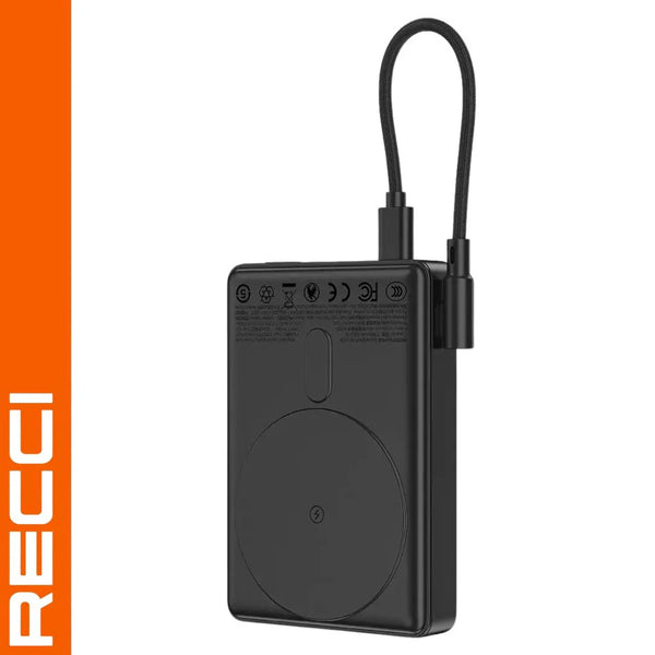 Recci RPB-W37 5000mAh Magnetic Wireless