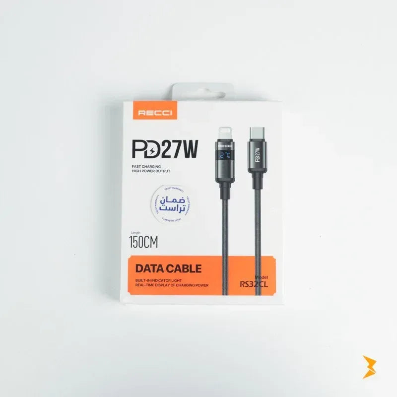 Recci RS32CL Type-C to Lightning Cable (PD 27W) xprs 0