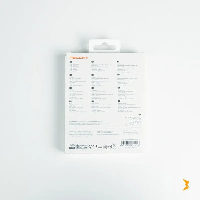 Recci RS32CL Type-C to Lightning Cable (PD 27W) xprs 1