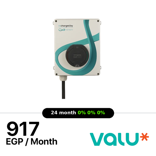 Recharged By Infinity FlexiCharge Eco Charging Station - 7KW - 1 Year Warranty